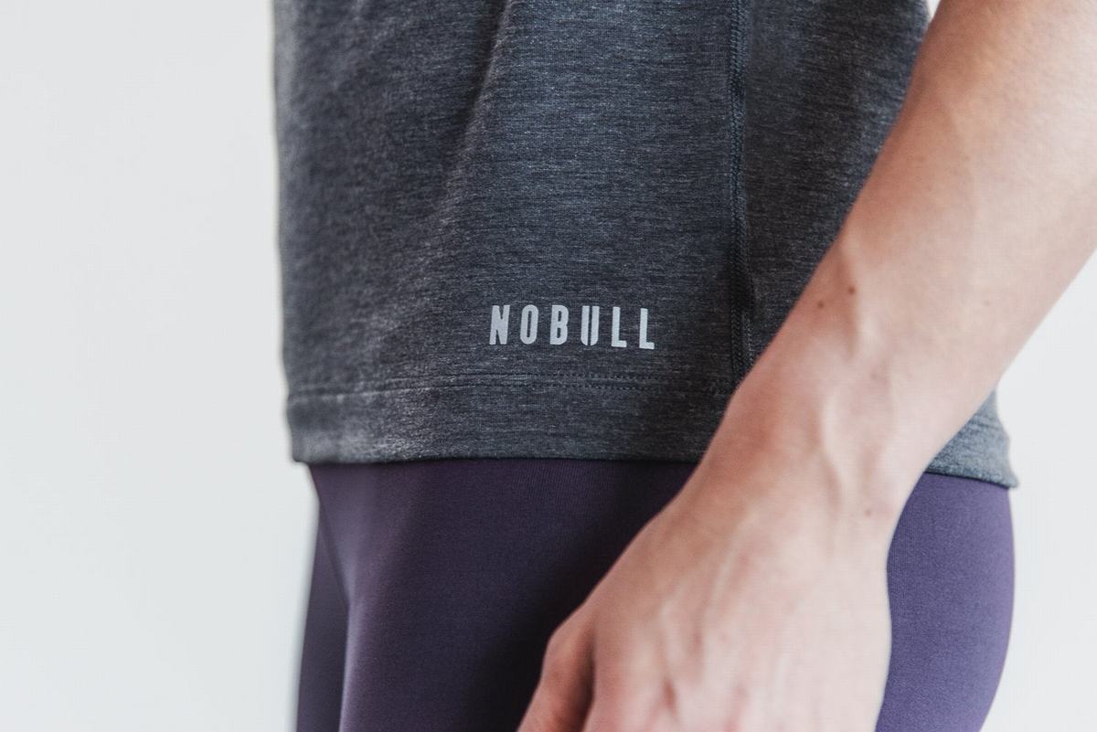 Nobull High-Neck Tank Classic Colors Tanktop Dames Diepgrijs | 372985-SAO