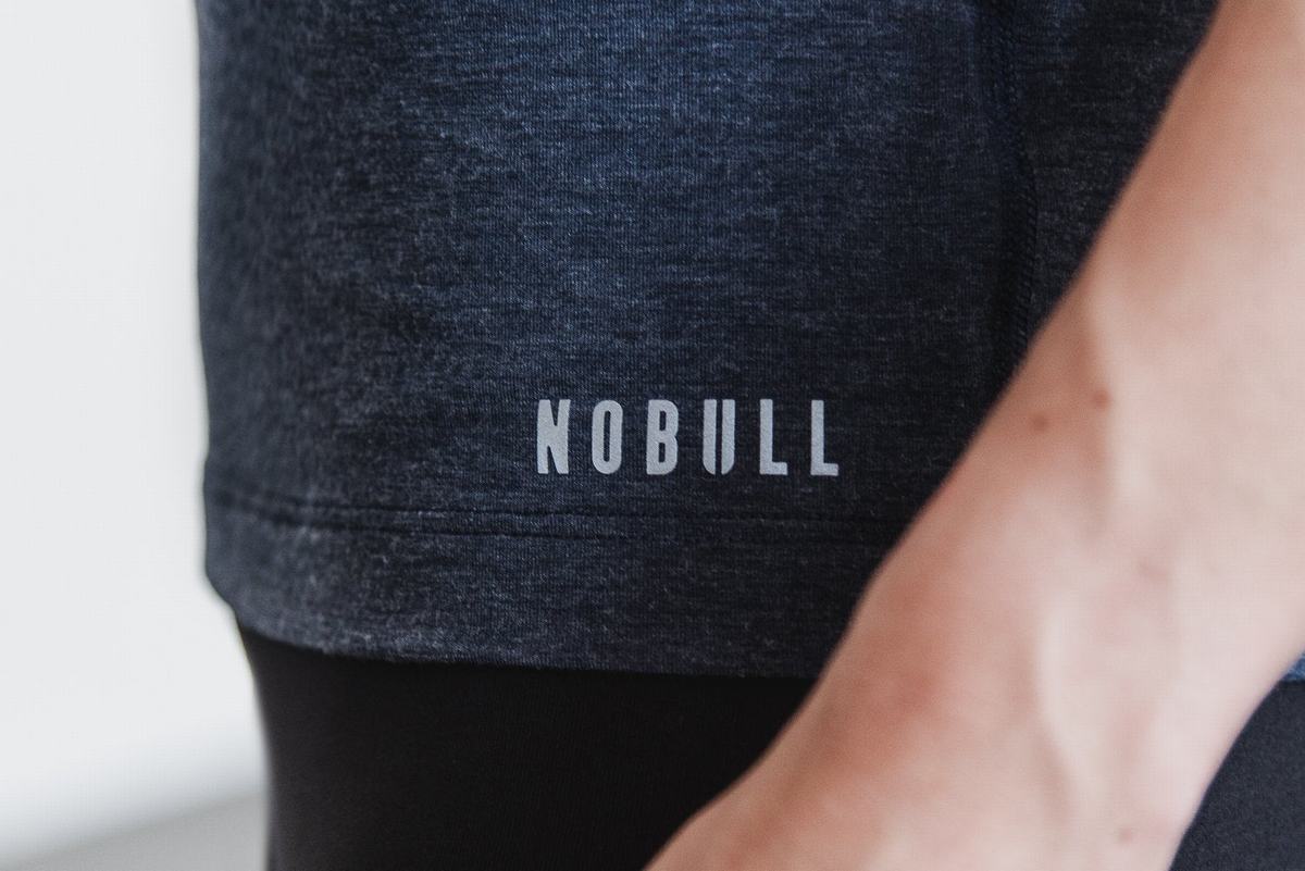 Nobull High-Neck Tank Classic Colors Tanktop Dames Donkerblauw | 813269-XOW