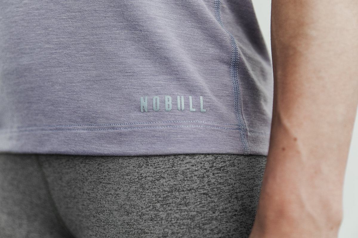 Nobull High-Neck Tank Seasonal Colors Tanktop Dames Lavendel | 492713-XGN