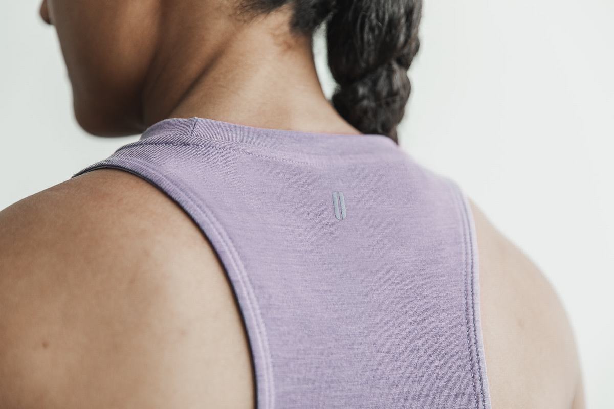 Nobull High-Neck Tank Tanktop Dames Lavendel | 065478-YTL