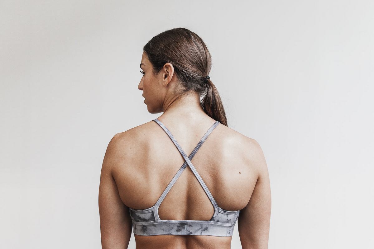 Nobull High-Neck Tie-Dye Sport Bh Dames Zwart | 947015-PIV
