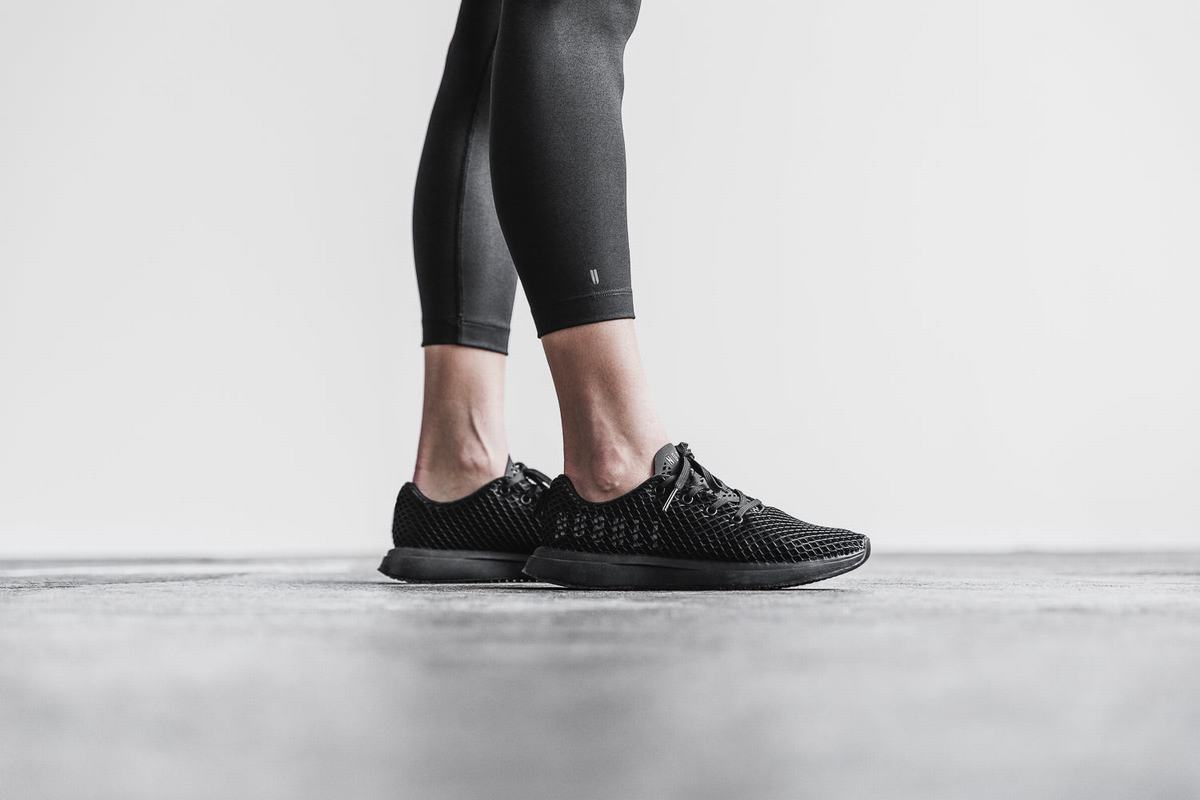 Nobull High-Rise 7/8 Tight Plush Heather Hardloopbroek Dames Zwart | 362985-KZW