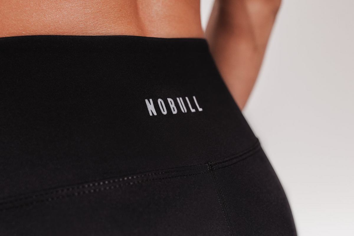 Nobull High-Rise Crop Hardloopbroek Dames Zwart | 209187-VKM