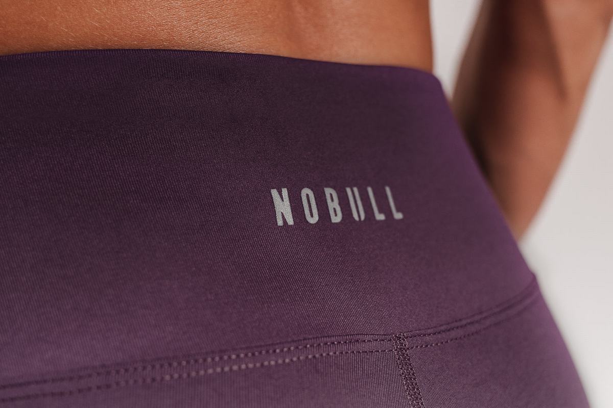 Nobull High-Rise Crop Hardloopbroek Dames Bruin | 684973-JNC