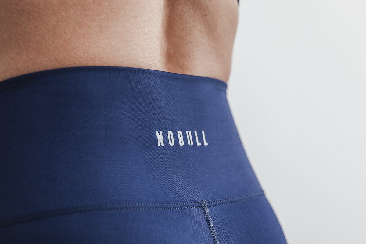 Nobull High-Rise Crop Hardloopbroek Dames Donkerblauw | 728091-EVB