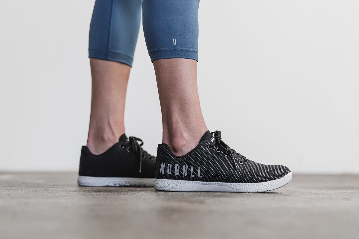 Nobull High-Rise Crop Matte Hardloopbroek Dames Blauw | 054183-DIA