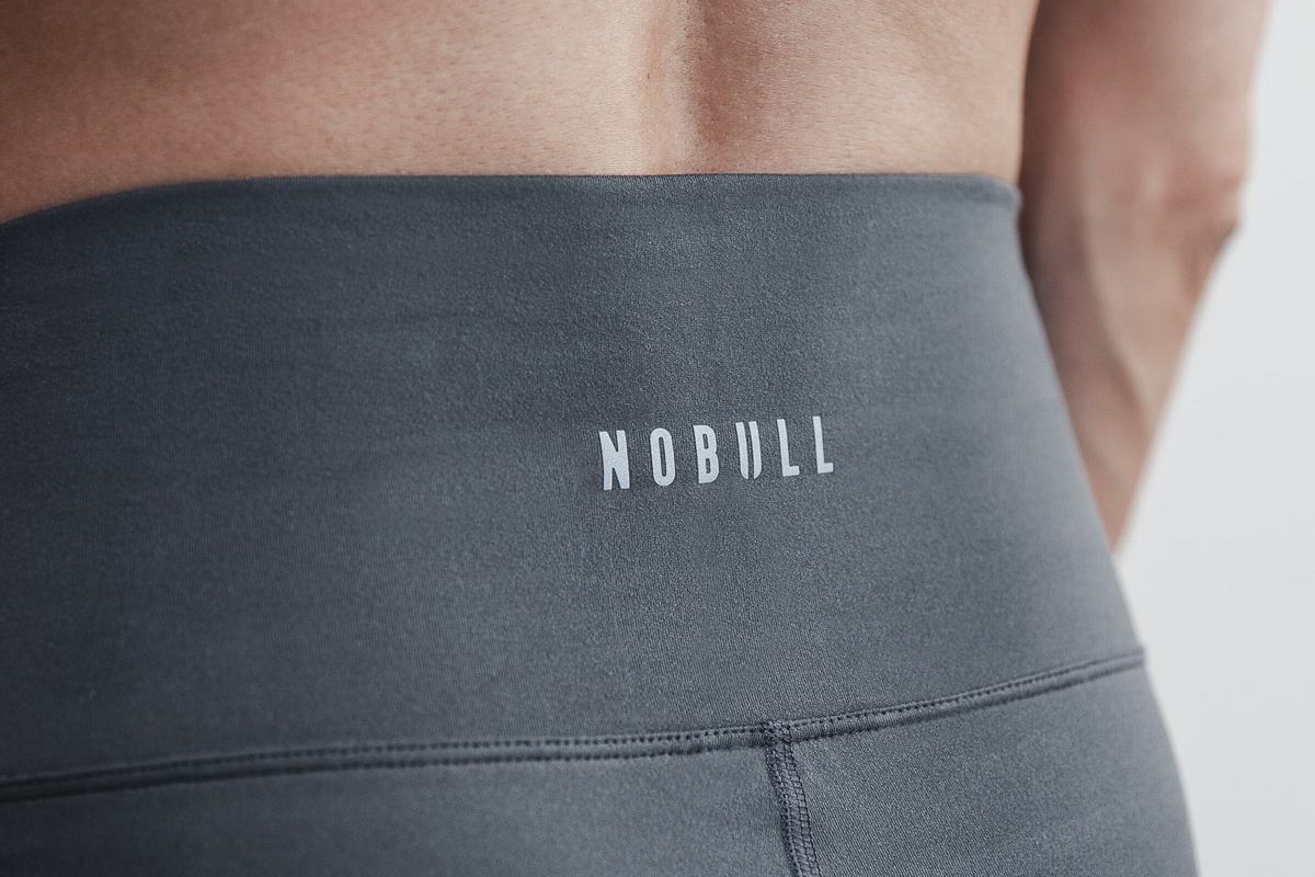 Nobull High-Rise Crop Matte Hardloopbroek Dames Donkergrijs | 275061-BOY