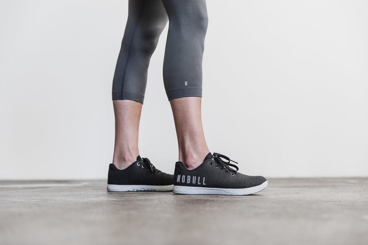 Nobull High-Rise Crop Matte Hardloopbroek Dames Donkergrijs | 275061-BOY