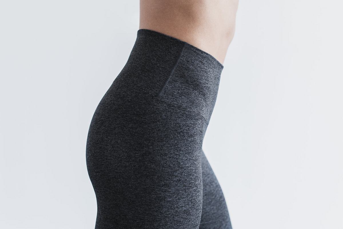Nobull High-Rise Crop Matte Hardloopbroek Dames Grijs | 981375-FNW