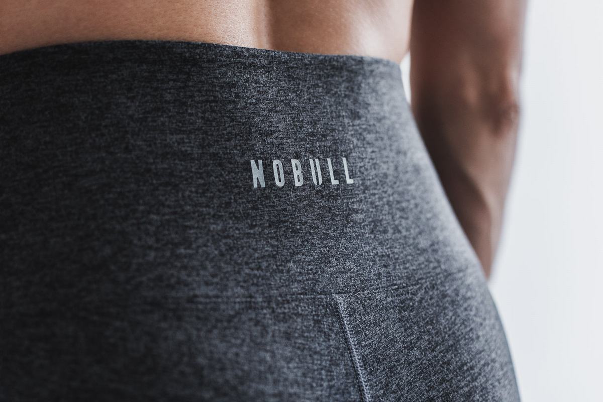 Nobull High-Rise Crop Matte Hardloopbroek Dames Grijs | 981375-FNW