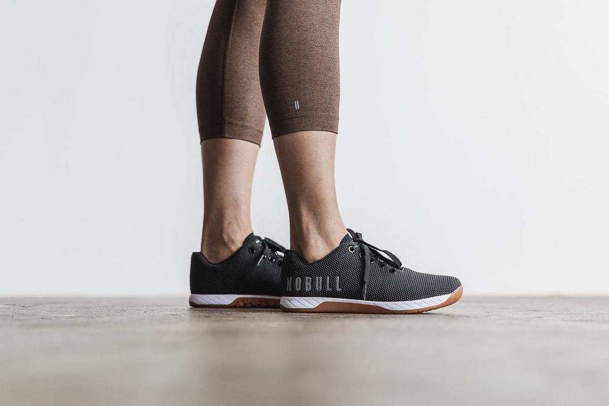 Nobull High-Rise Crop Plush Heather Hardloopbroek Dames Bruin | 023598-KWD