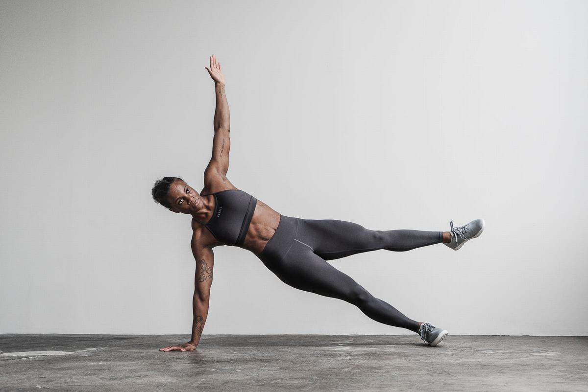 Nobull High-Rise Tight Hardloopbroek Dames Donkergrijs | 701935-FXG