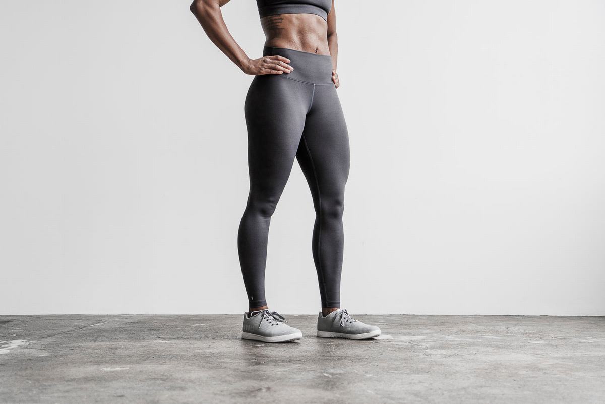 Nobull High-Rise Tight Hardloopbroek Dames Donkergrijs | 701935-FXG