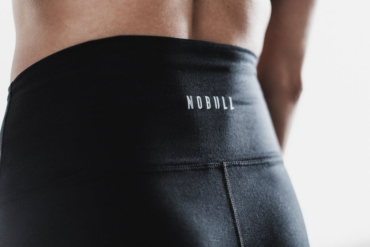 Nobull High-Rise Tight Matte Hardloopbroek Dames Zwart | 294357-JBX