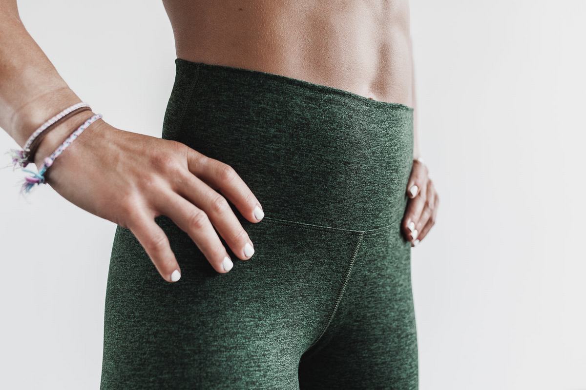 Nobull High-Rise Tight Matte Hardloopbroek Dames Groen | 731645-QXD