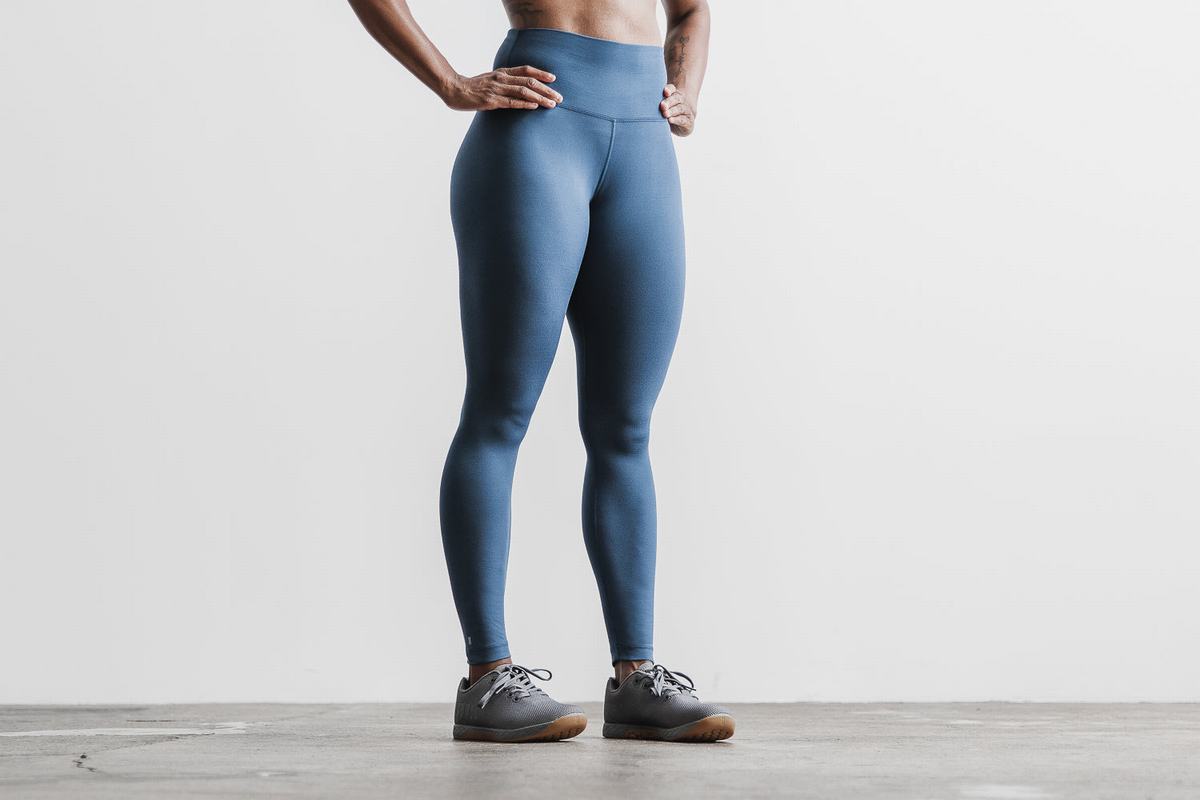 Nobull High-Rise Tight Matte Hardloopbroek Dames Blauw | 870952-HQO