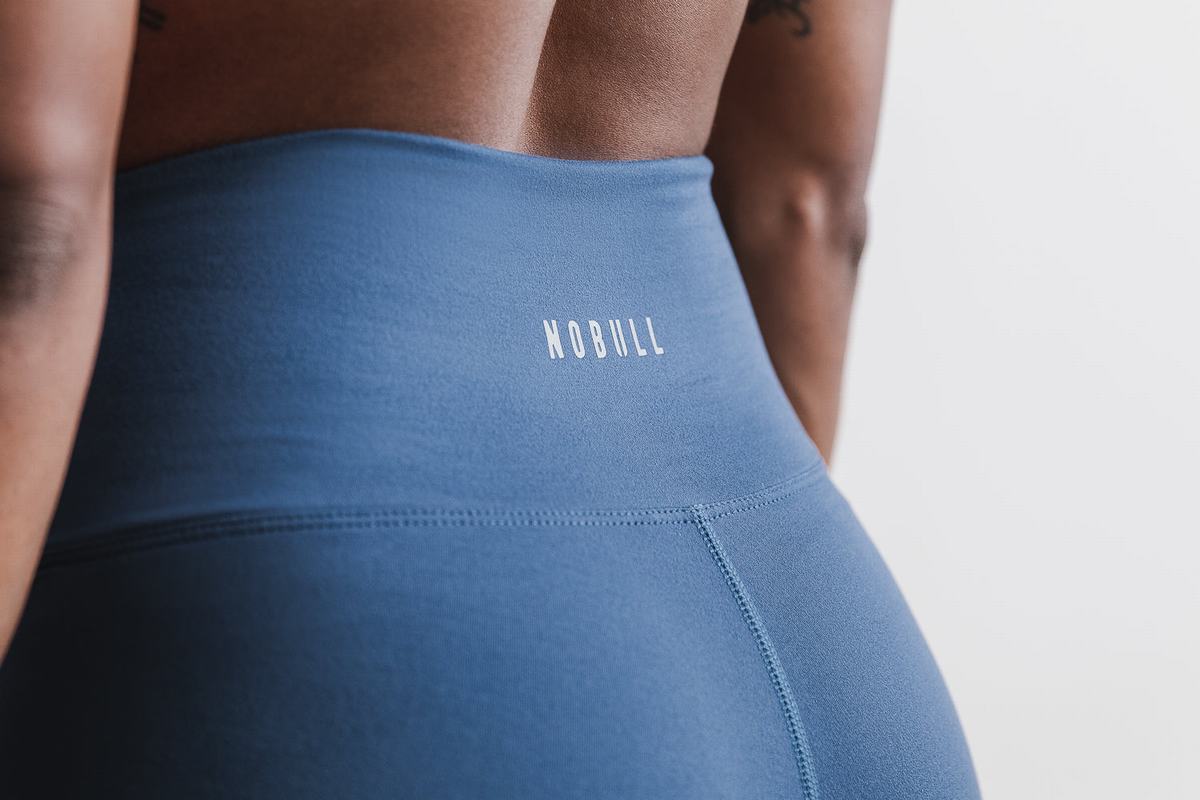 Nobull High-Rise Tight Matte Hardloopbroek Dames Blauw | 870952-HQO
