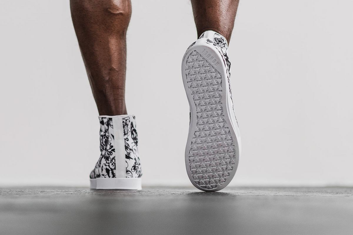 Nobull High-Top Canvas Trainer Fitness Schoenen Heren Wit Zwart | 190246-WEV