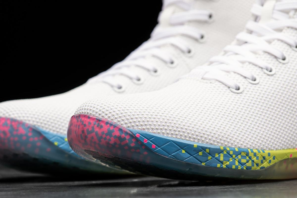 Nobull High-Top Neon Trainer Fitness Schoenen Dames Wit | 106947-BRJ