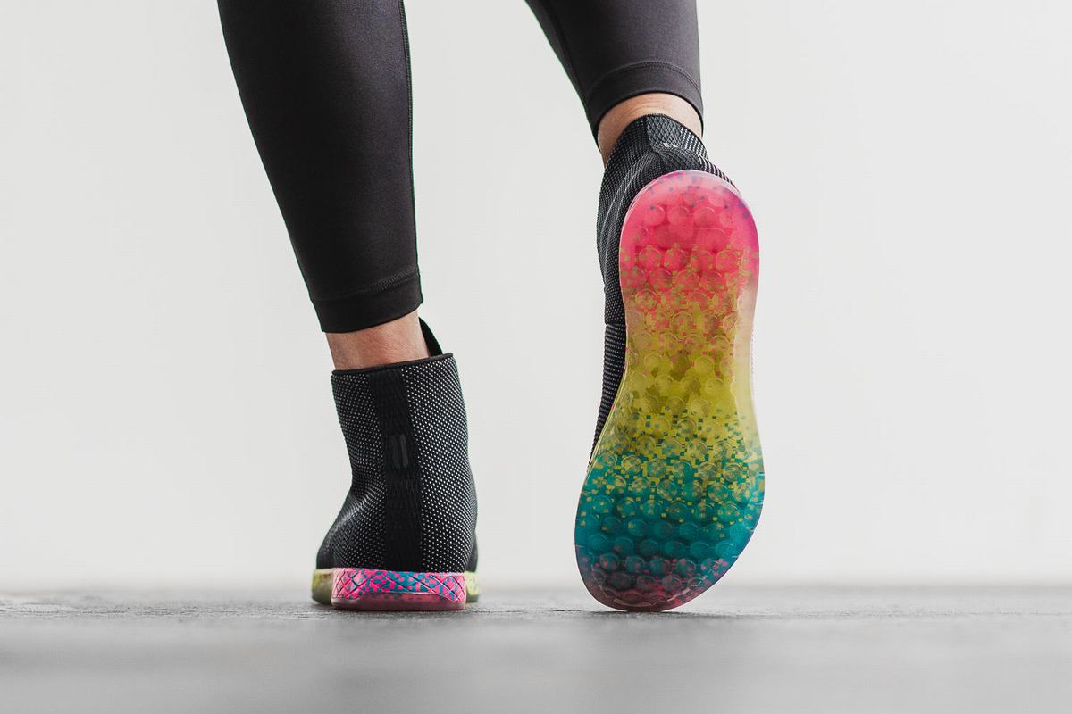 Nobull High-Top Neon Trainer Fitness Schoenen Dames Zwart | 640573-TDZ