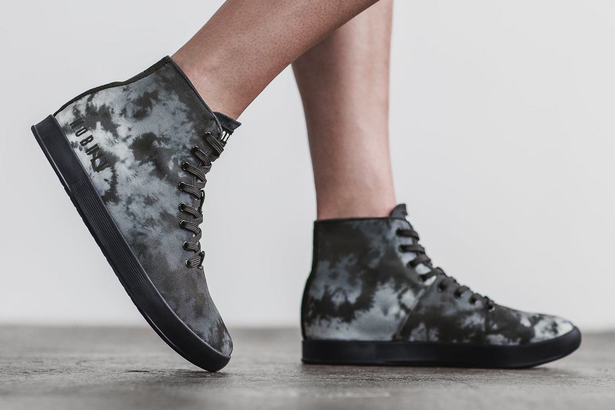 Nobull High-Top Tie-Dye Canvas Trainer Fitness Schoenen Dames Paars | 162974-XBP