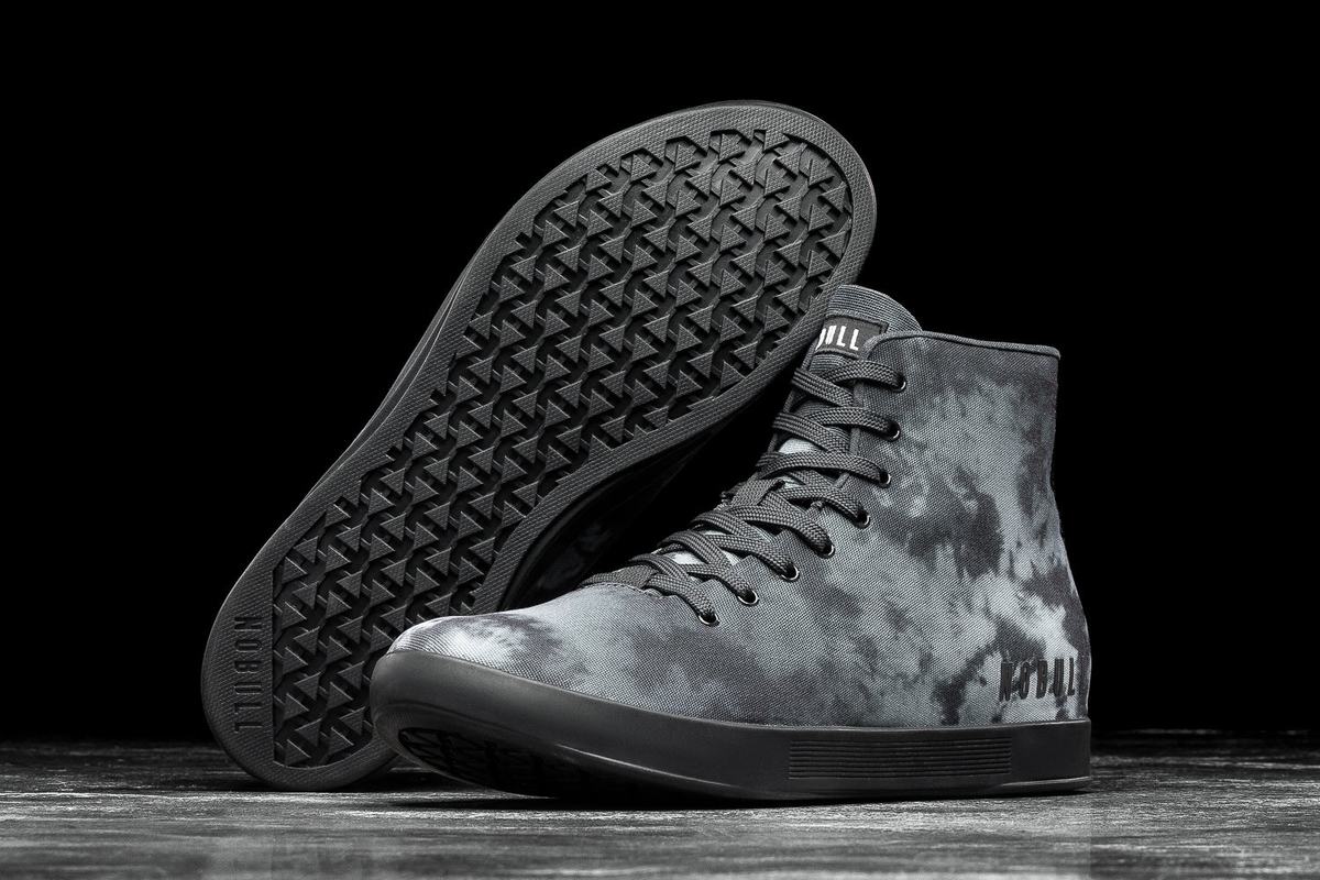 Nobull High-Top Tie-Dye Canvas Trainer Fitness Schoenen Dames Paars | 162974-XBP