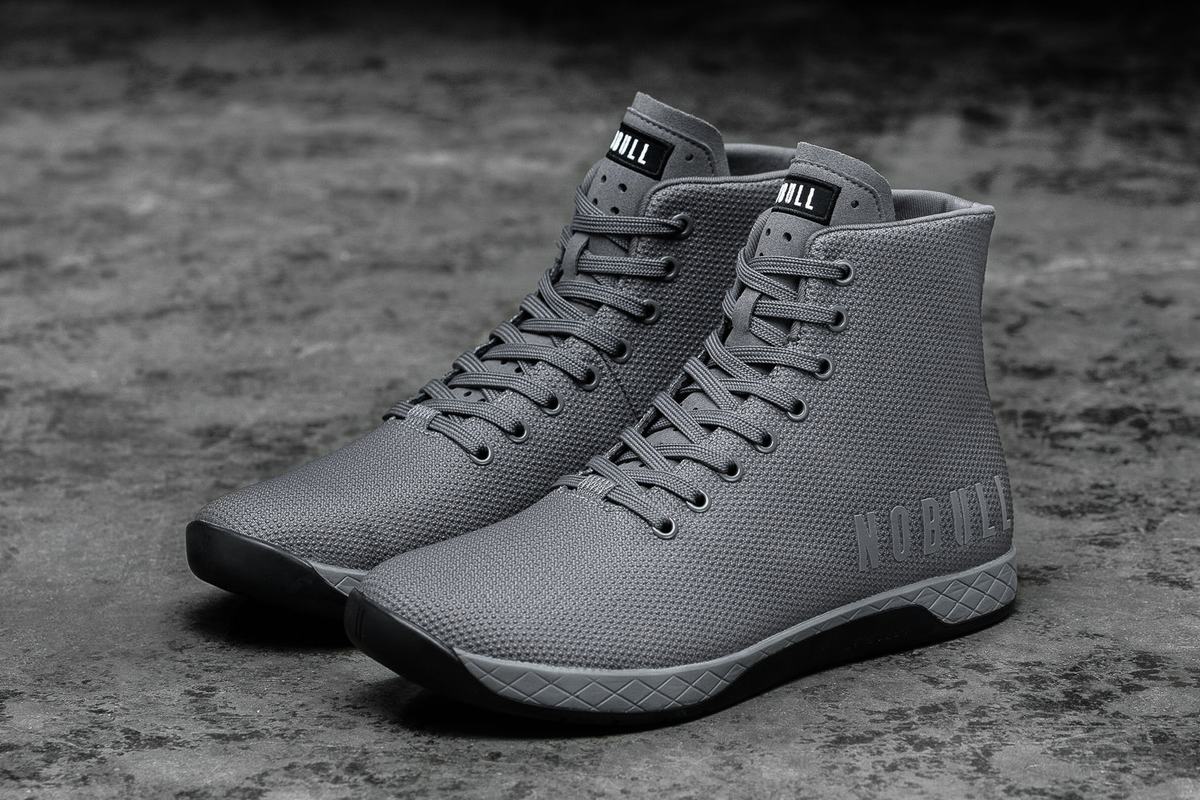 Nobull High-Top Trainer Fitness Schoenen Heren Donkergrijs Zwart | 715243-DHX
