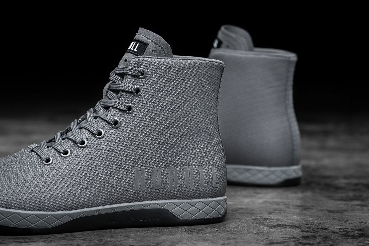 Nobull High-Top Trainer Fitness Schoenen Heren Donkergrijs Zwart | 715243-DHX