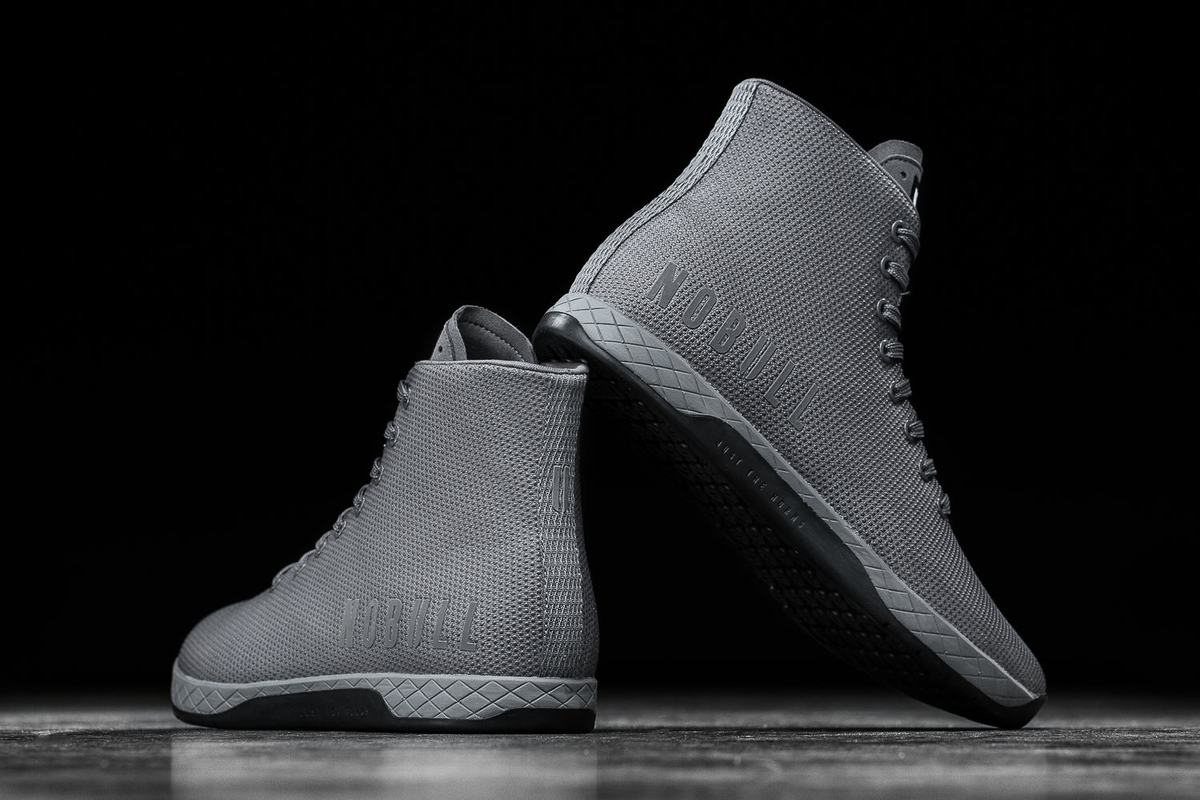 Nobull High-Top Trainer Fitness Schoenen Heren Donkergrijs Zwart | 715243-DHX