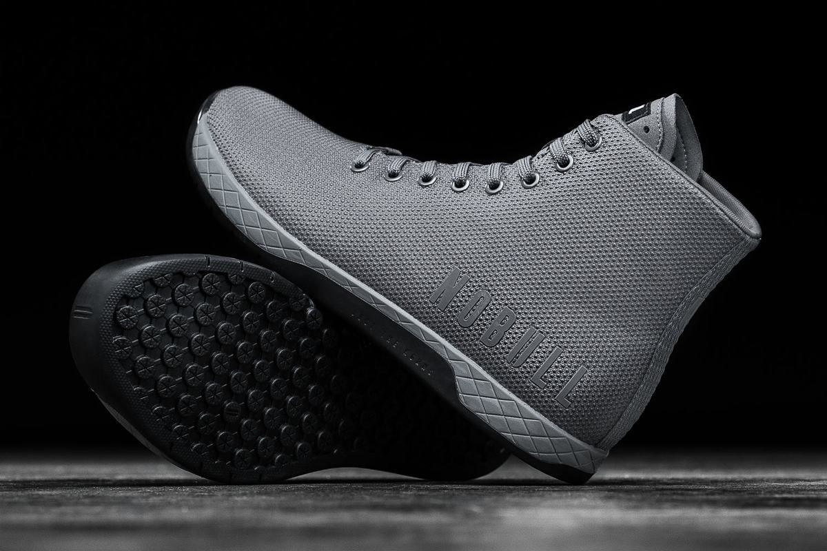 Nobull High-Top Trainer Fitness Schoenen Heren Donkergrijs Zwart | 715243-DHX