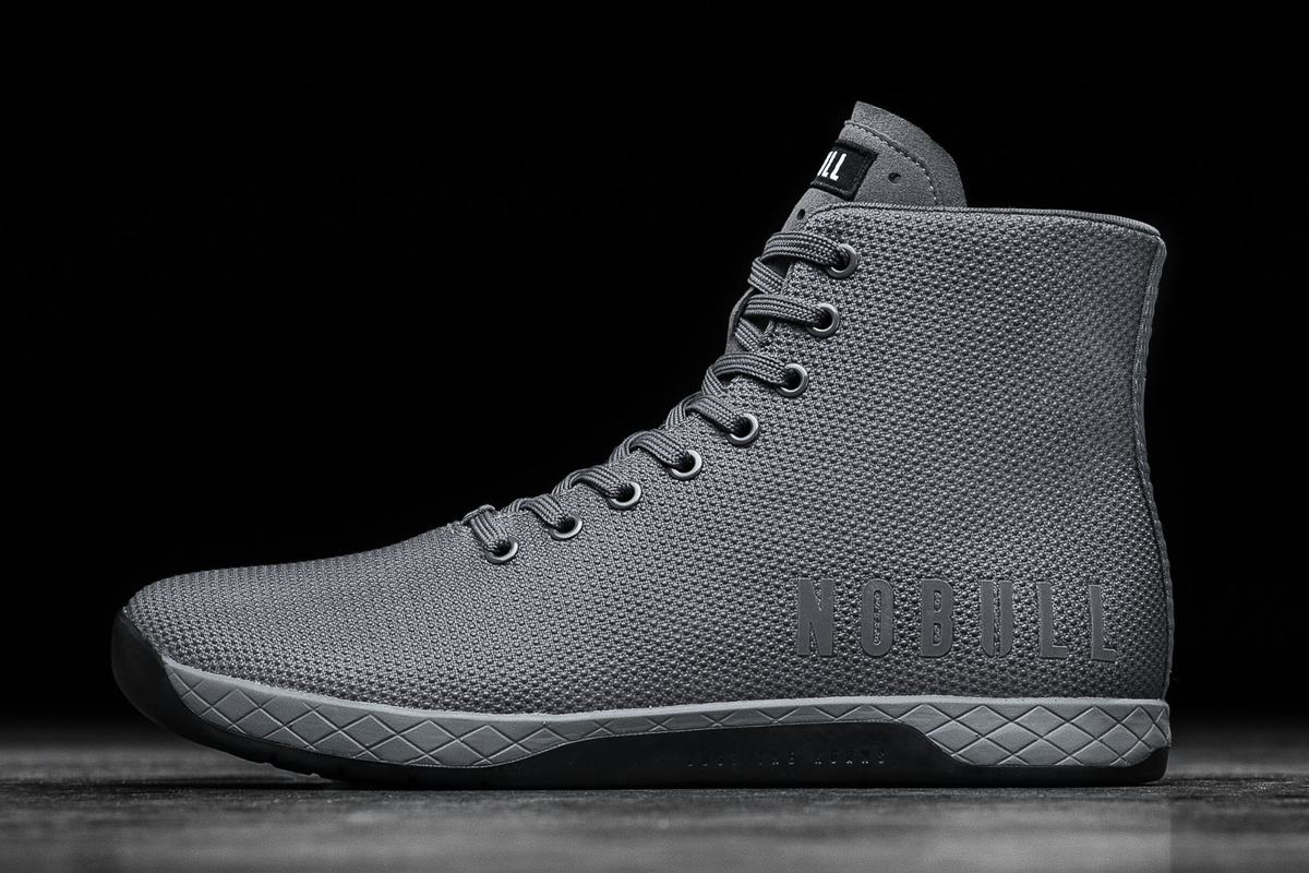 Nobull High-Top Trainer Fitness Schoenen Heren Donkergrijs Zwart | 715243-DHX