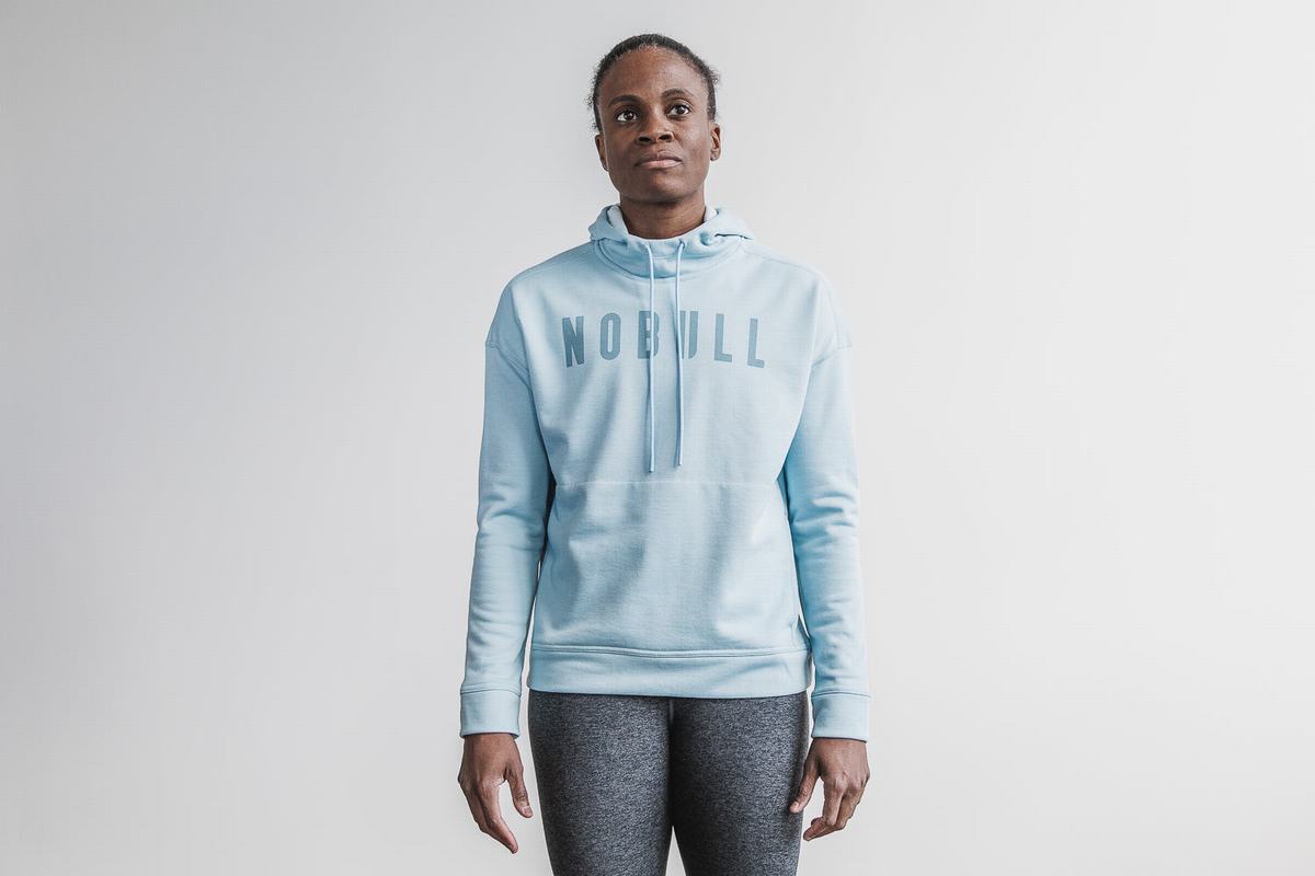 Nobull Hoodie Dames Blauw | 379182-QYA