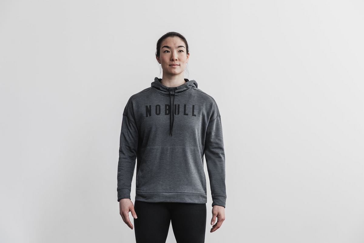 Nobull Hoodie Dames Diepgrijs | 170259-QZO