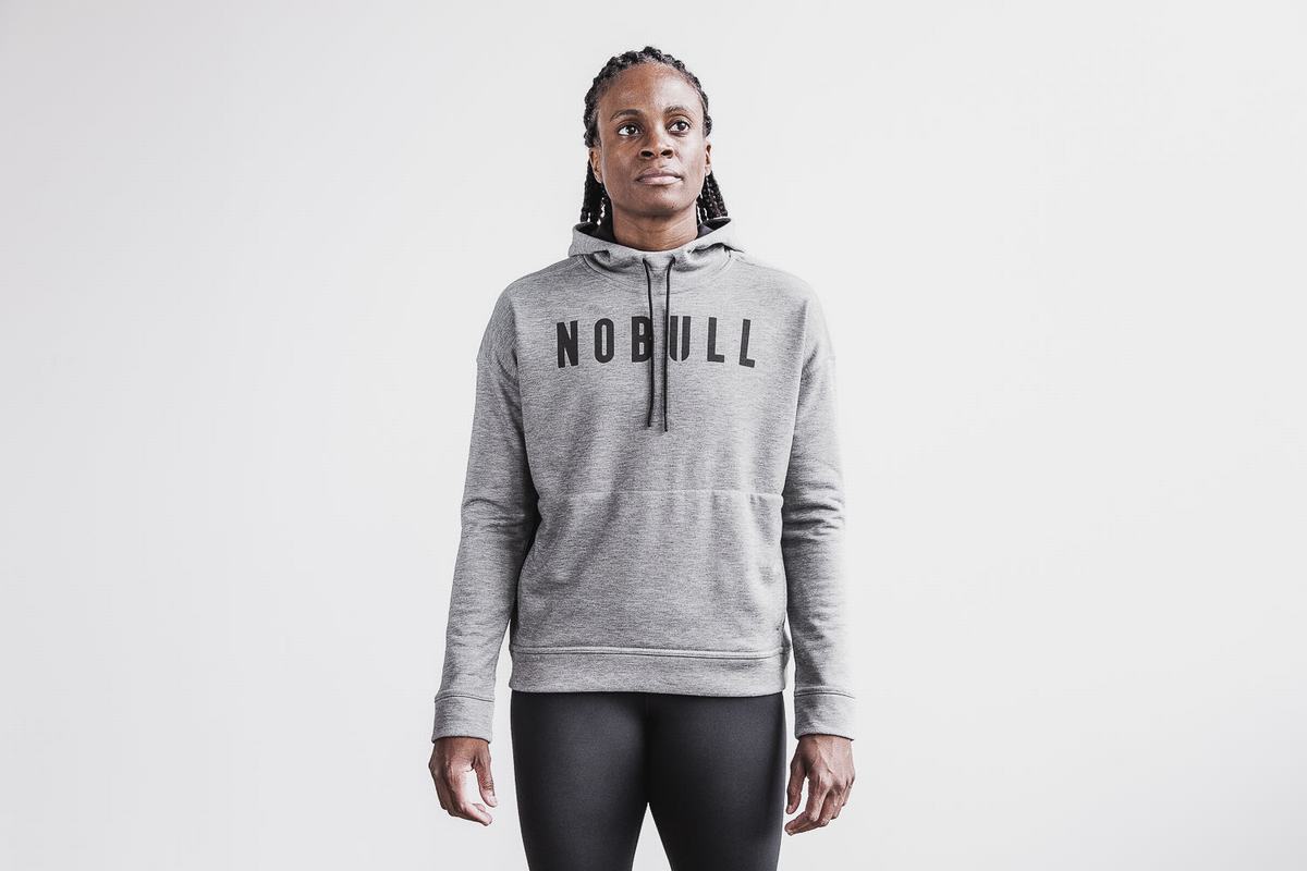 Nobull Hoodie Dames Grijs | 480375-WVY