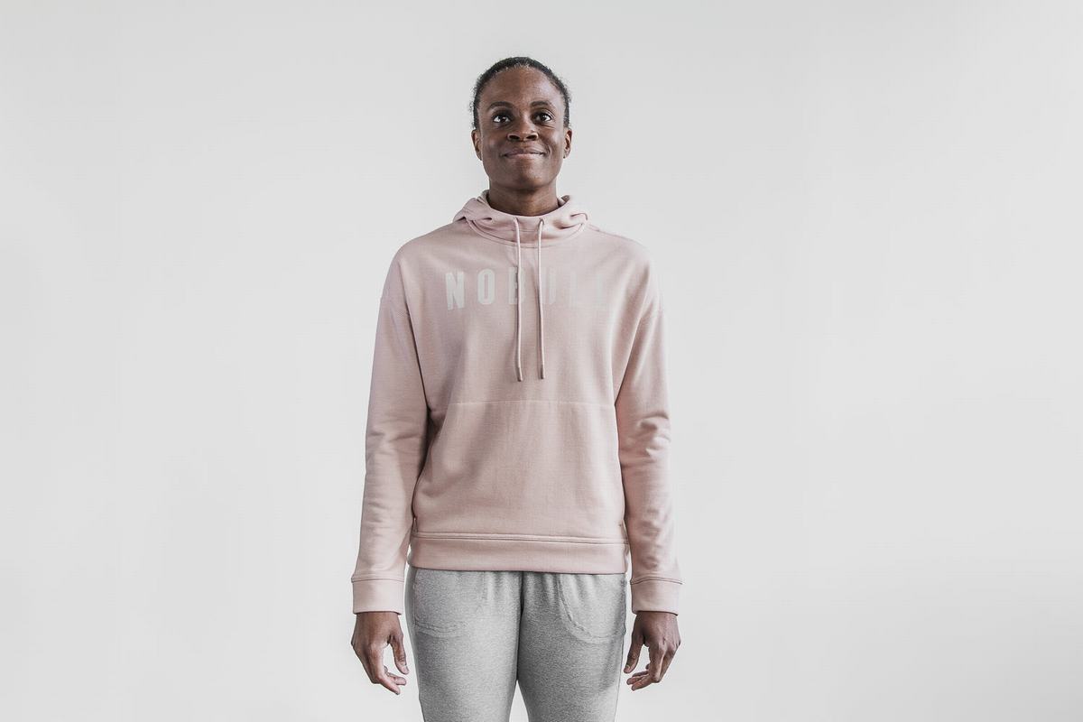 Nobull Hoodie Dames Roze | 974632-CVX