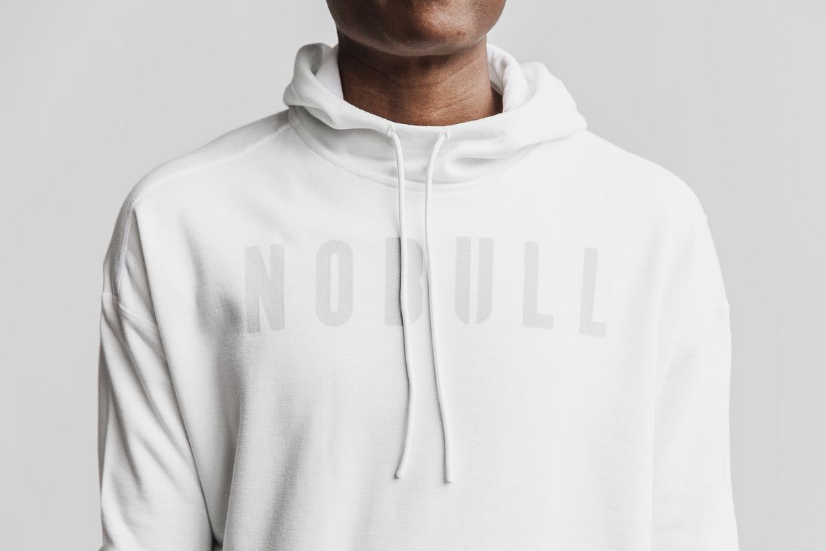 Nobull Hoodie Dames Wit | 175620-ICJ