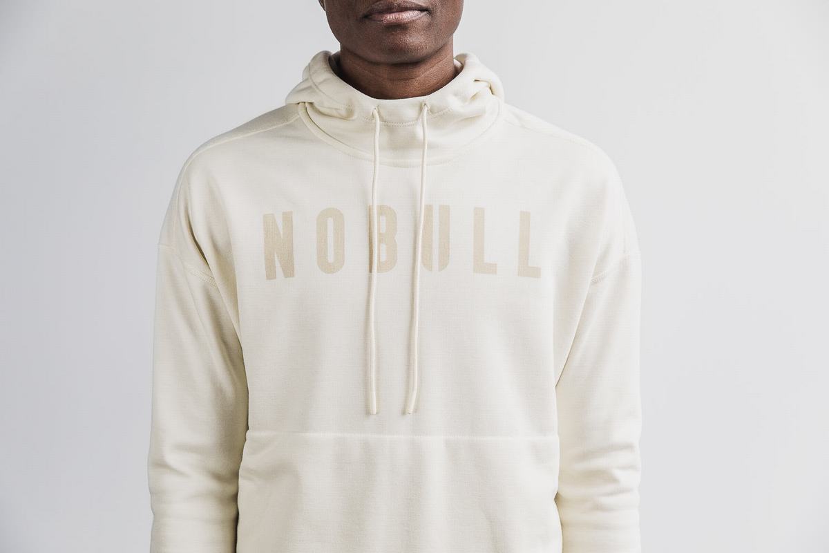 Nobull Hoodie Dames Wit | 387046-AMQ