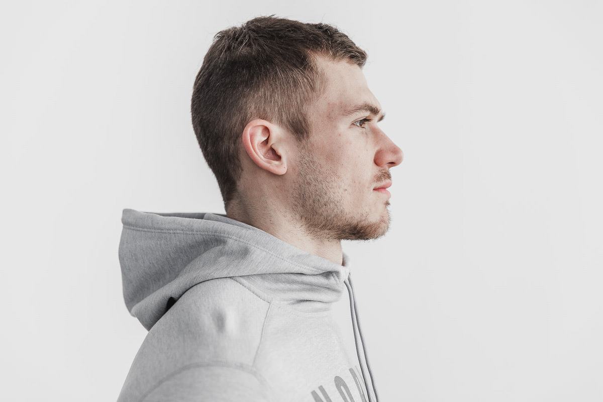 Nobull Hoodie Heren Blauw | 197603-YXD