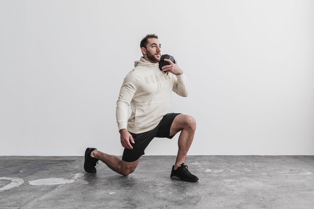 Nobull Hoodie Heren Diepgrijs | 748651-OVL