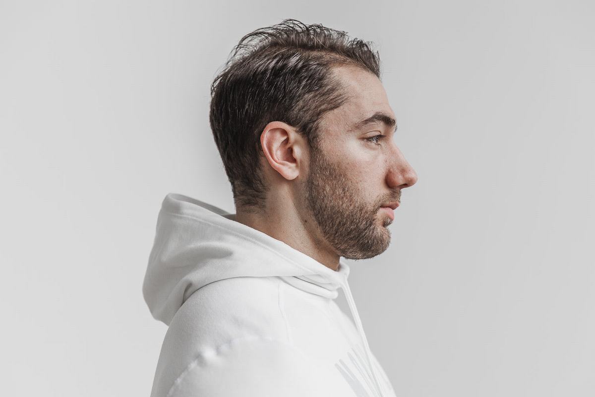 Nobull Hoodie Heren Donkerrood | 647215-XPD