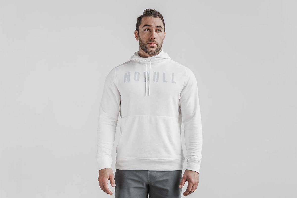 Nobull Hoodie Heren Donkerrood | 647215-XPD
