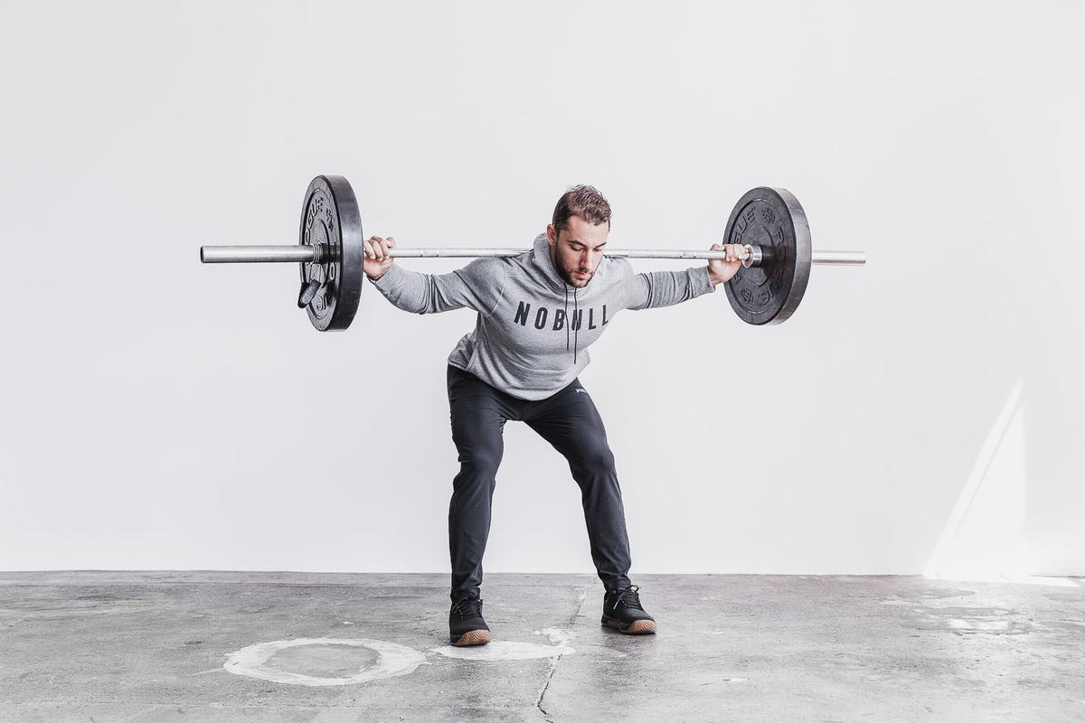 Nobull Hoodie Heren Grijs | 023819-MLB