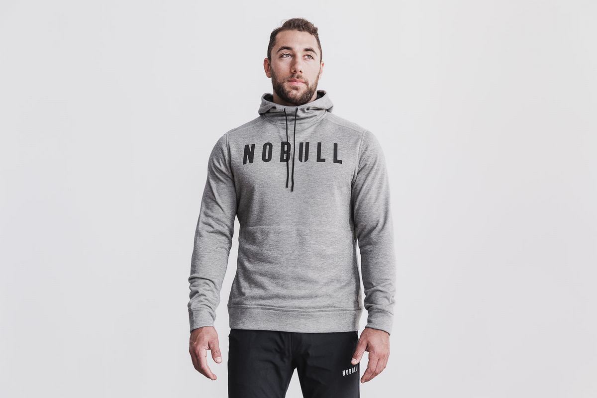 Nobull Hoodie Heren Grijs | 023819-MLB