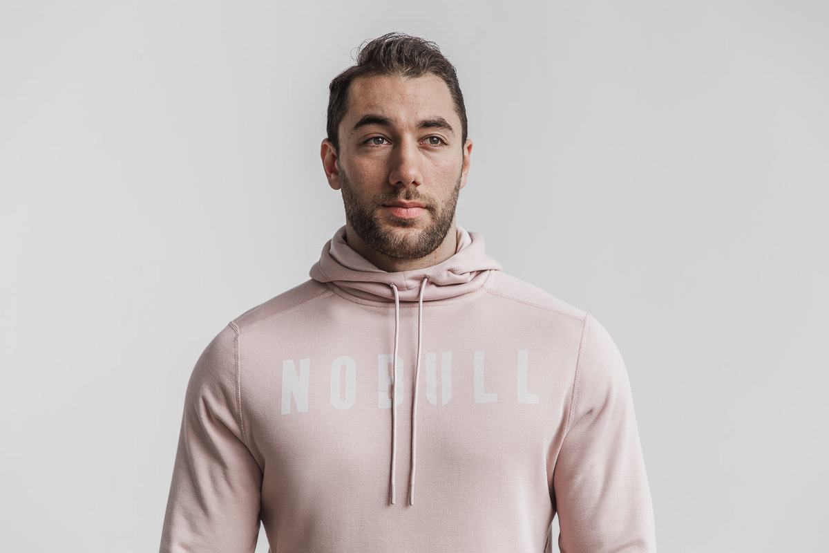 Nobull Hoodie Heren Lichtgrijs | 431269-XWV