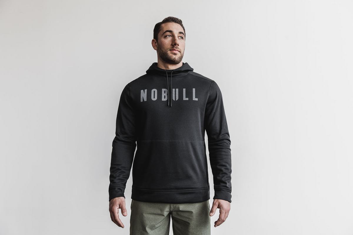 Nobull Hoodie Heren Roze | 620385-BWI