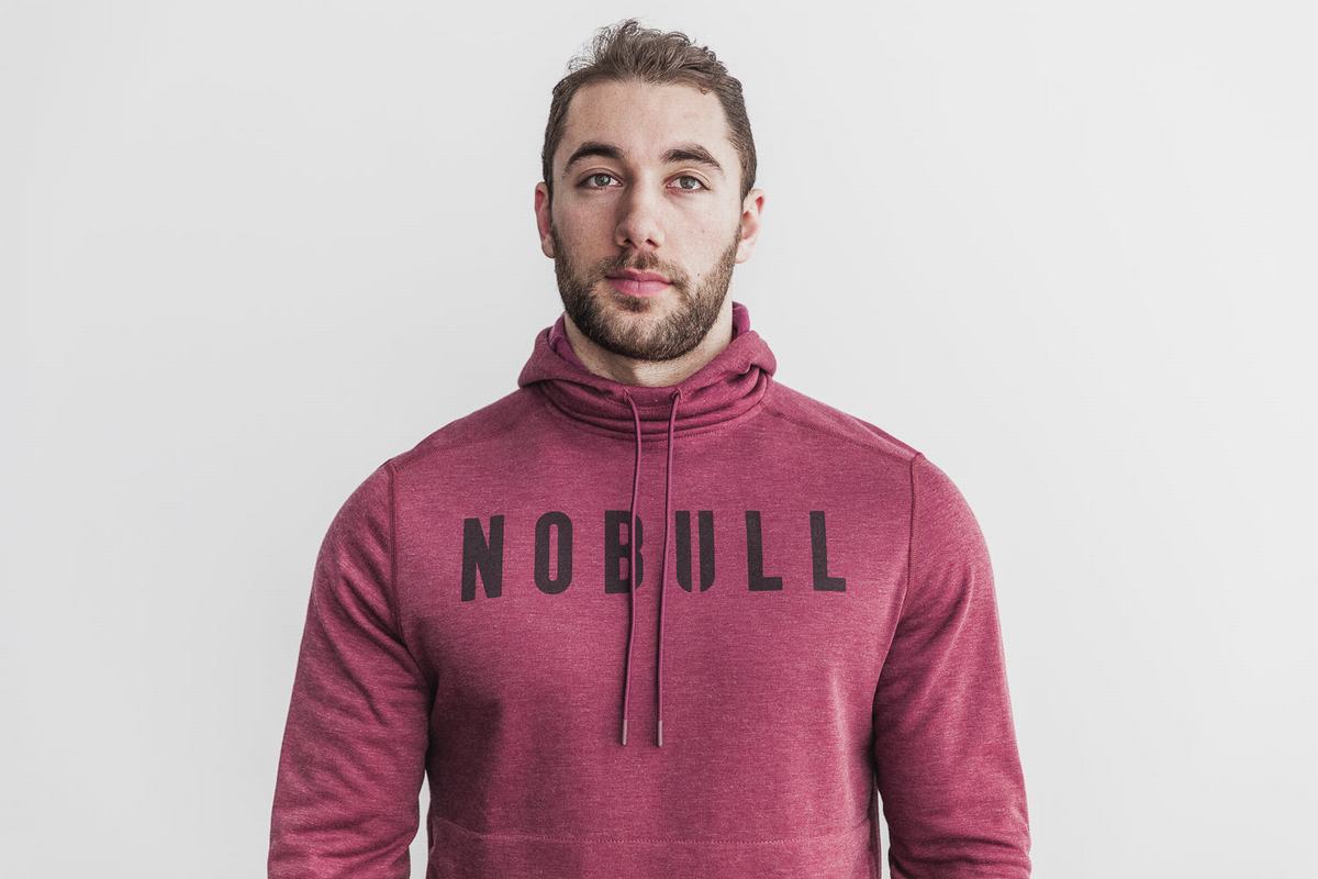 Nobull Hoodie Heren Wit | 135046-NRI
