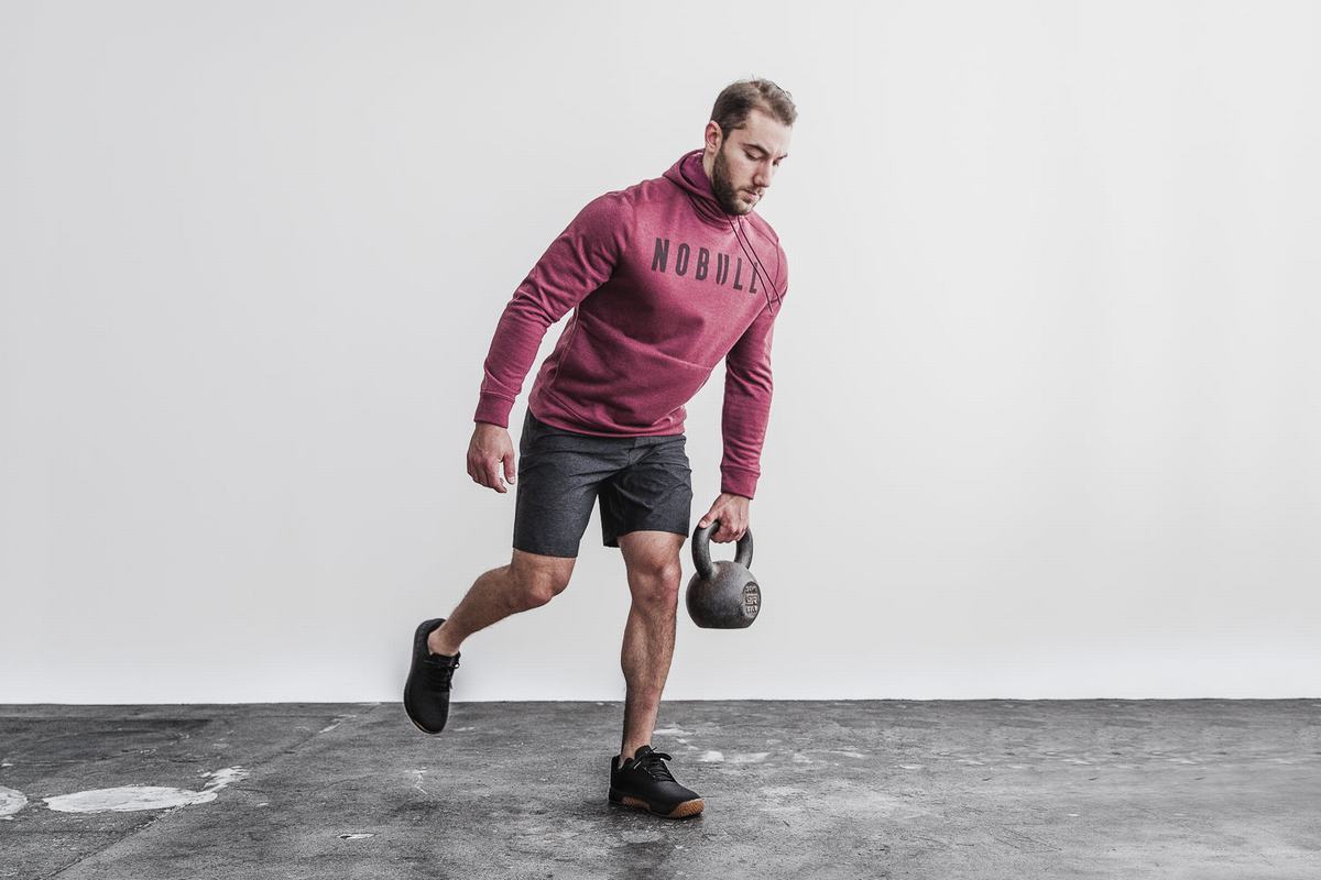 Nobull Hoodie Heren Wit | 135046-NRI
