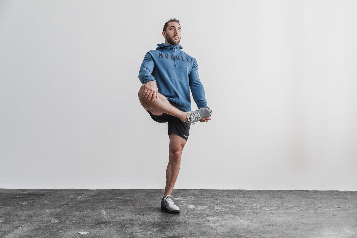 Nobull Hoodie Heren Wit | 203146-IUO