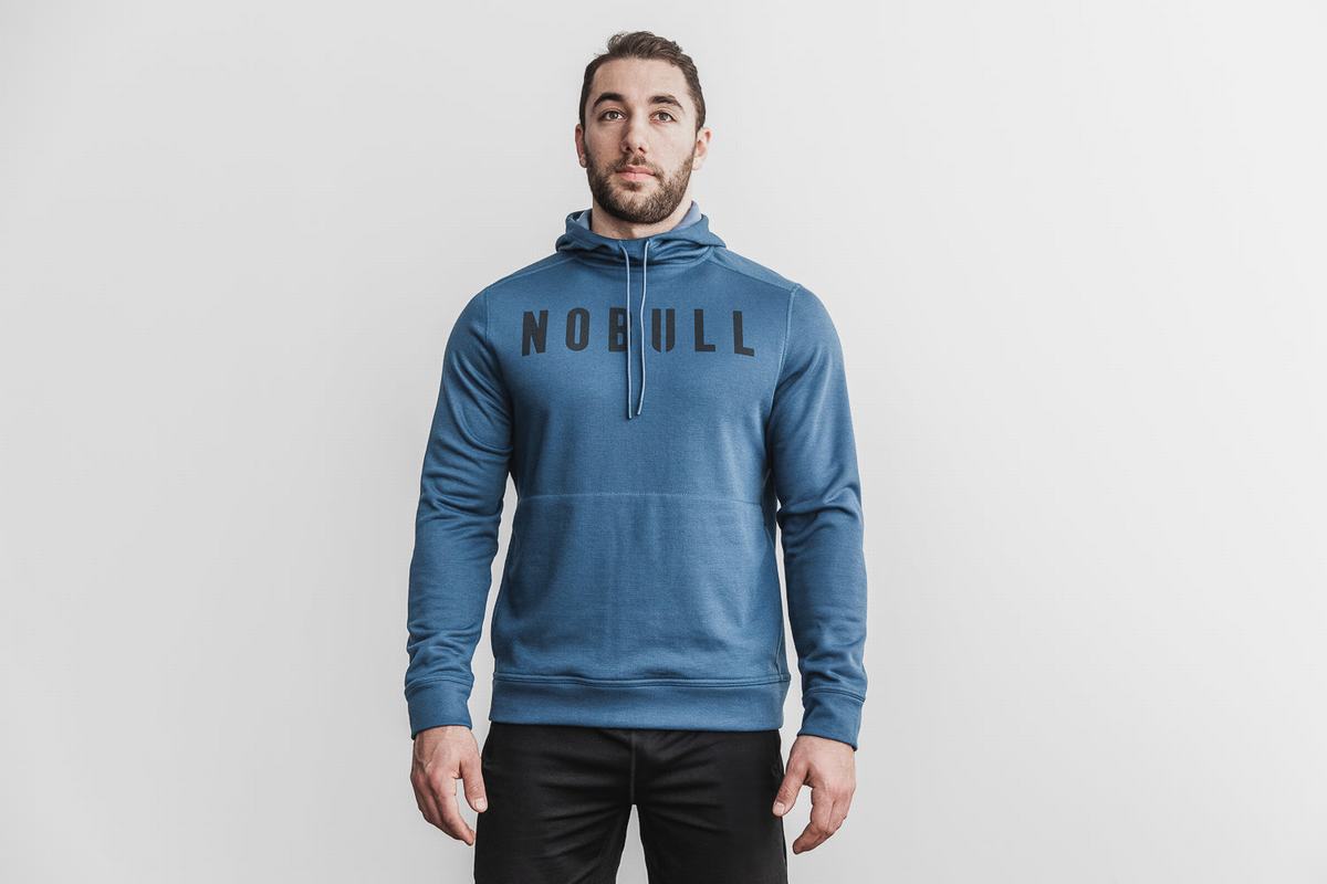 Nobull Hoodie Heren Wit | 203146-IUO