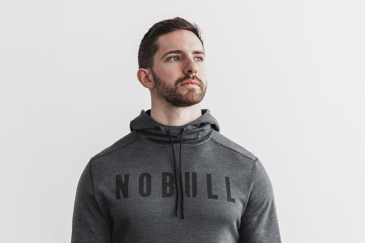 Nobull Hoodie Heren Zwart | 589732-GBH